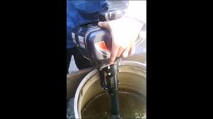 Hangkai 3,5  Обкатка лодочного мотора Hangkai 3 5 (перезалив)