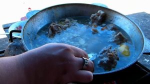 Русские щи в казане/Национальное блюдо/Деревенский обед