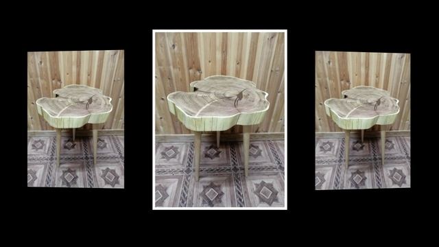 Слайд шоу. Столик со всех ракурсов в помещении!!! Столешница - дерево карагач!
