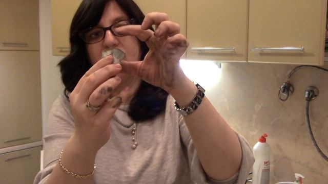 ТЕСТИРУЕМ ЛАСТИК ДЛЯ ЧИСТКИ ПОСУДЫ/  ALIEXPRESS смотреть онлайн