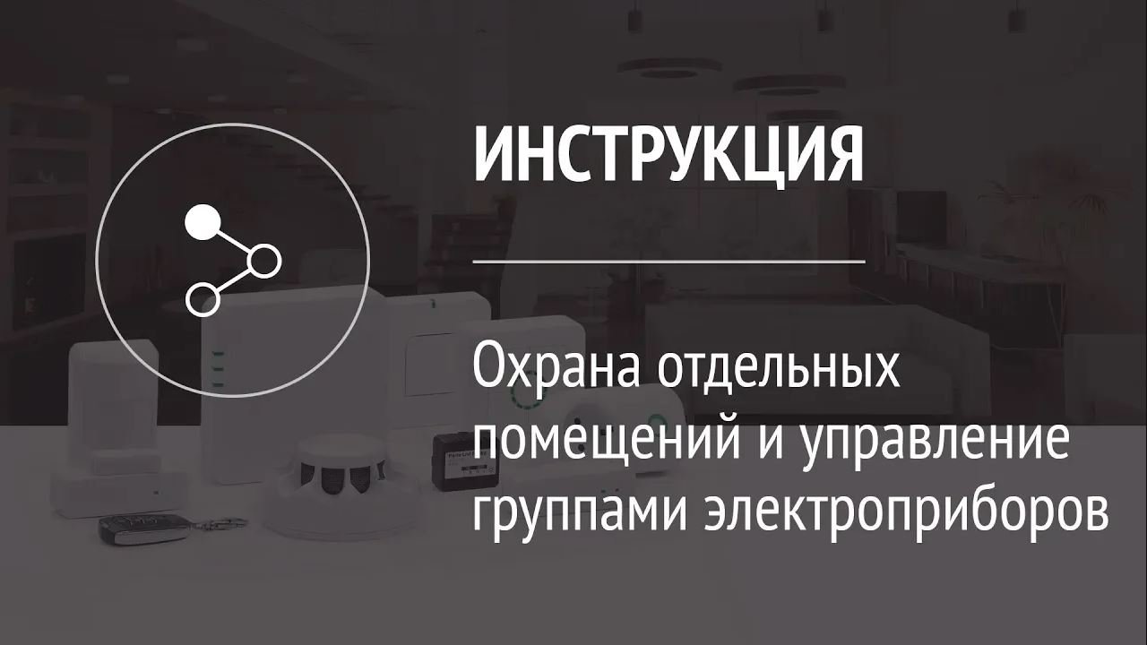 Охрана отдельных помещений и управление группами электроприборов с помощью системы Livicom