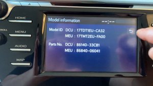 Original CarPlay and Android Auto in Toyota Camry 70 (2019-2020) . Radio Denso Ten 7inch 86140-33C8