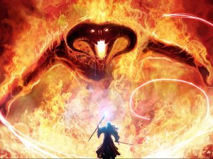 Гэндальф против балрога.mp4