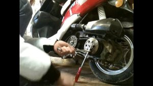 Снятие заднего вариатора на 139qmb