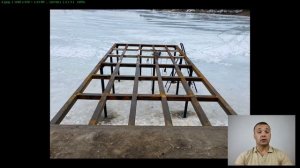 Пирс-пристройка 4х6. 9 Винтовых свай. Обвязка из профильной трубы. Надежно, быстро, Красиво