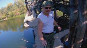 Подводная охота при малой видимости в камышах