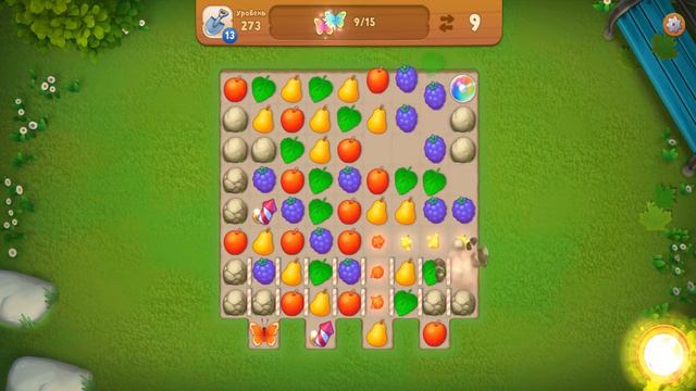 GardenScapes Level 273 Walkthrough