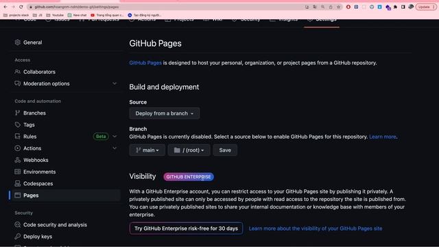 [GIT] [Phần 3] - Deploy dự án với Github Page смотреть онлайн
