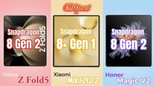 Galaxy Z fold5 Vs Xiaomi Mi Mix Fold 2 Vs Honor Magic V2 Comparison!!!
