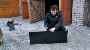 Отвал для мотоблока на новогодние праздники!