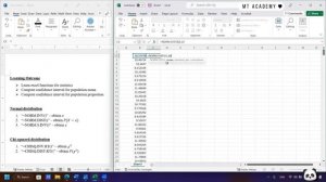 Part(1/2): Generate Random Data and Plot Probability Distribution | Statistics | Excel