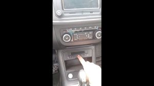 Штатный омыватель фар с кнопки Tiguan