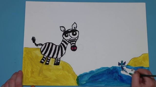 Поэтапное рисование диких животных для детей смотреть онлайн