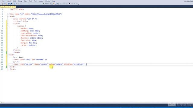 Enable or Disable Button based on condition using jQuery смотреть онлайн
