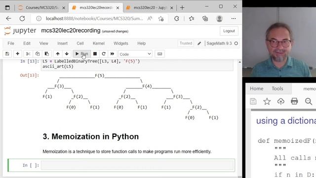 Recursive Functions and Memoization in Python and SageMath