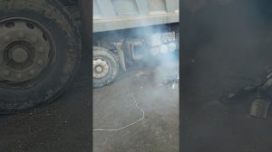 удаление катализатора на самосвале dong feng евро 4