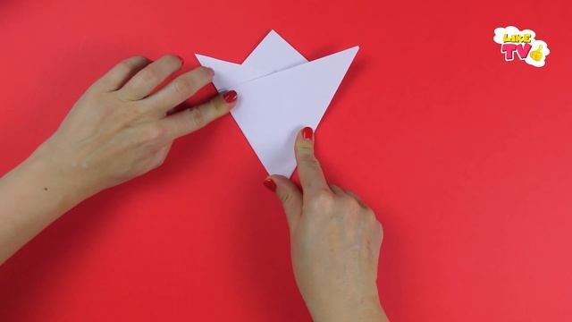 Как сделать снежинку из А4 легко и просто. DIY Простая #снежинка из бумаги. Новогодние поделки смотреть онлайн