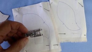 Головка для текстильной куклы.