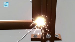 Установка евро штакетника горизонтально.