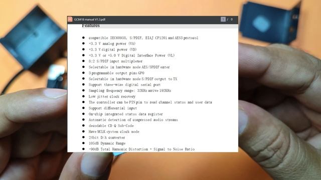Digital to Analog Converter, TOSLINK Optical and Coaxial input Stereo Output, Review and Sound Test