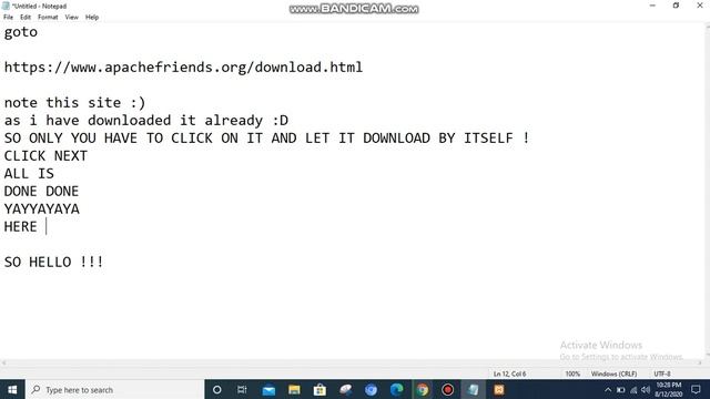 HOW TO INSTALL AND DOWNLOAD  XAMPP SOFTWARE