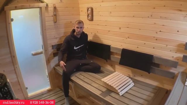 Кедровая баня от Bochky. Квадро Мега 2 СВ Лонг с печью Violet на 140кг камней смотреть онлайн