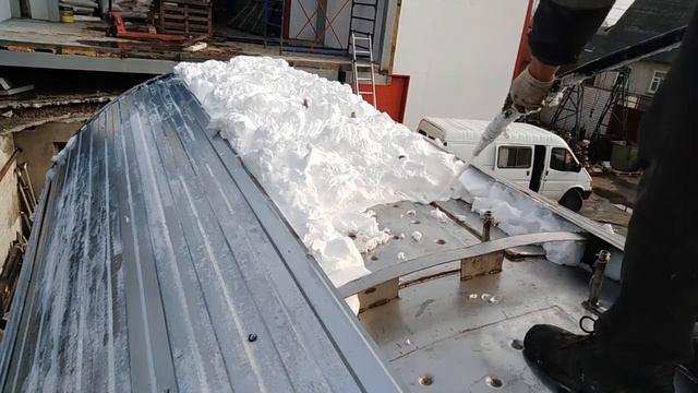 Утепление пеноизолом цистерны, пивной завод 2 смотреть онлайн