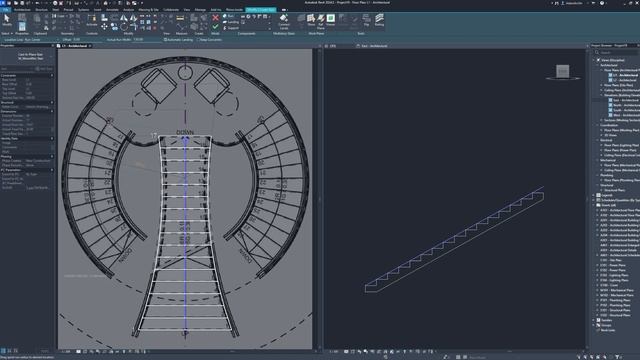 Custom Staircase - Revit Architecture смотреть онлайн