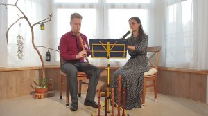 Блокфлейты-тенор в ансамбле: пластиковый Aulos и деревянный Mollenhauer