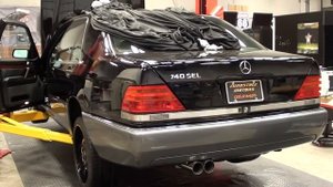 w140 Выхлоп ухххх