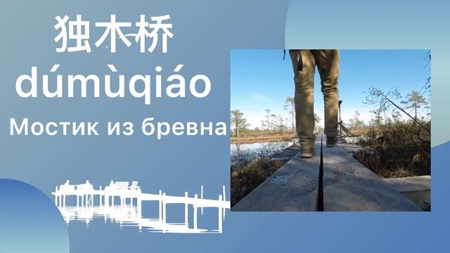 Учим китайские стихи с Павловой Ангелиной "独木桥" | Китайский язык с нуля