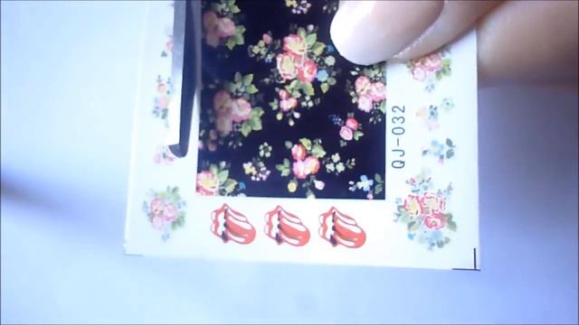 ♡Маникюр с  наклейками/Цветочный маникюр♡