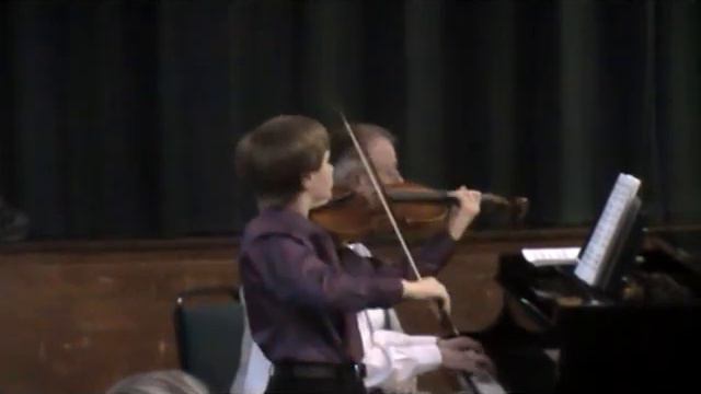 Kabalevsky, Improvisation Op 21, No 1 performed by Edward Tomanek 10 years old смотреть онлайн
