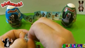 KIDSWORLD десерт с игрушкой Маленький Крот/ small mole cartoon Kinder Surprise