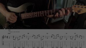 K. - Cigarettes After Sex [ Guitar Playalong × TAB × Backing Track ]