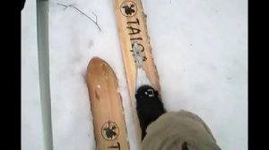 Испытание охотничьих лыж "Тайга"