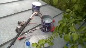 HYVST SPT 440 Покраска крыши безвоздушным окрасочным аппаратом с краскопультом под высоким давление