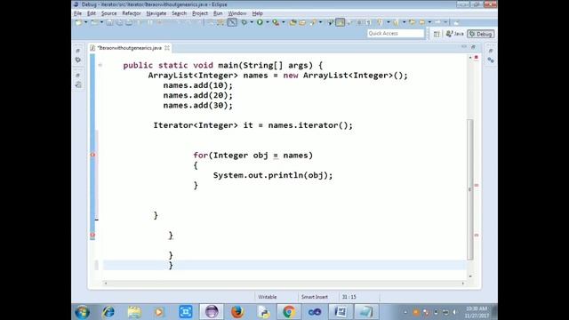 Java Tutorial in Tamil-56:Foreach iterator java