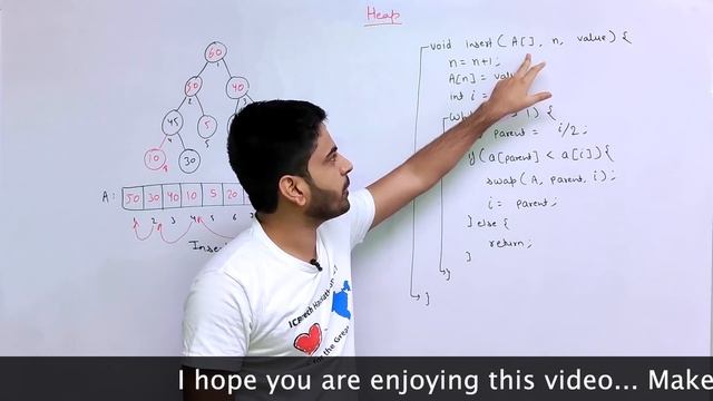 Heap Data Structure | MaxHeap Insertion and Deletion | DSA-One Course #31