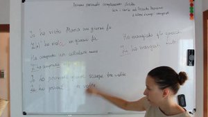 Pronomi personali complemento diretto con i verbi nei tempi composti. (L'ho vista ieri)