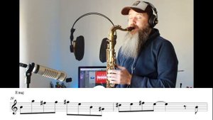 Joel Frahm Maj7 pattern (Lick of the week )