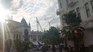 Город Сухум (Абхазия) / Центр - Драматический театр и  набережная