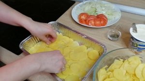 Картошка с фаршем (Слоеная запеканка)