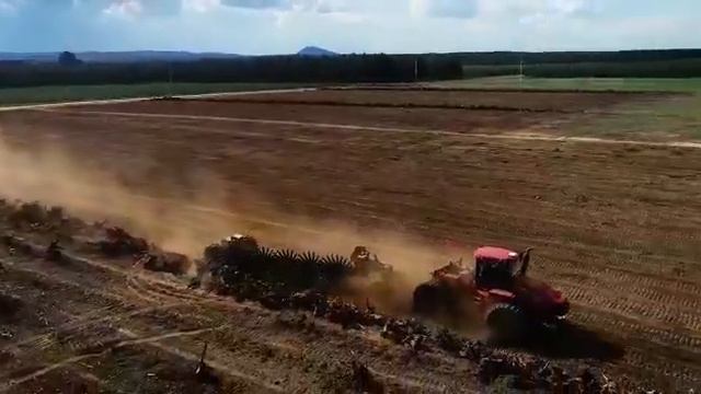 AGRIONA STUMP RAKING WITH THE SAVANNAH MODEL 1257 ROTARY RAKE смотреть онлайн
