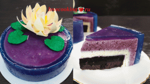 Чернично-лимонный торт | Муссовый черничный торт | LoveCookingRu