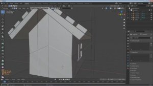 Моделирование изометрического дома / Blender