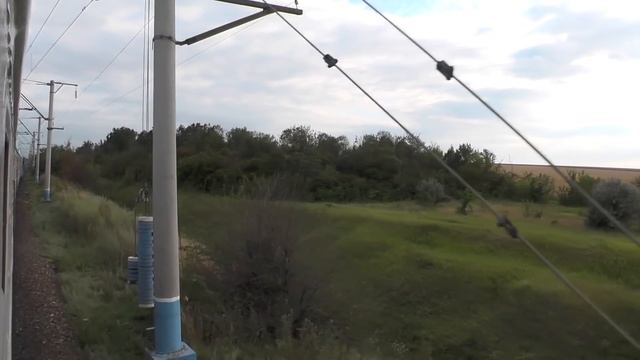 Россошь — Митрофановка из окна поезда