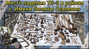 Место падения ТБ-3 в районе с. Полины Осипенко.avi