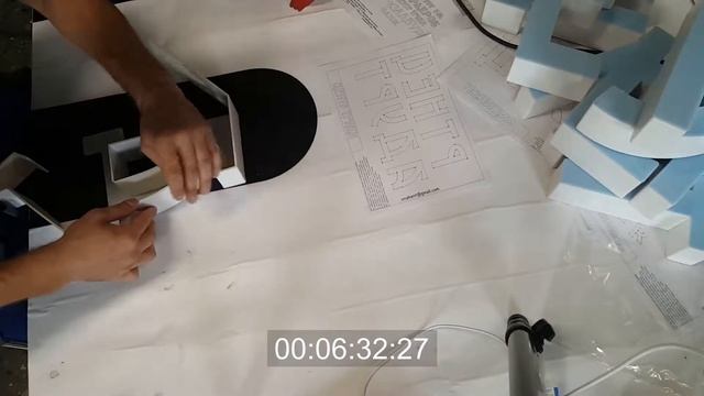 Объёмная буква "Д" - 13 минут