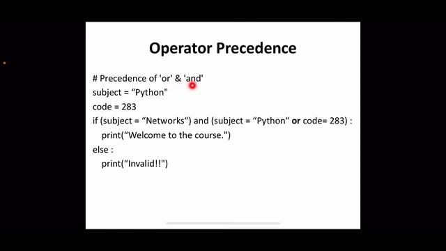 Python for Machine Learning- Operator precedence and Associativity- KTU BTECH CSE CST283 смотреть онлайн